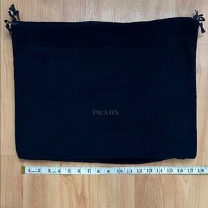 Prada Men's Navy Drawstring Bag